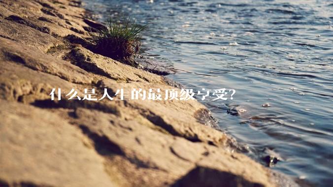 什么是人生的最顶级享受？